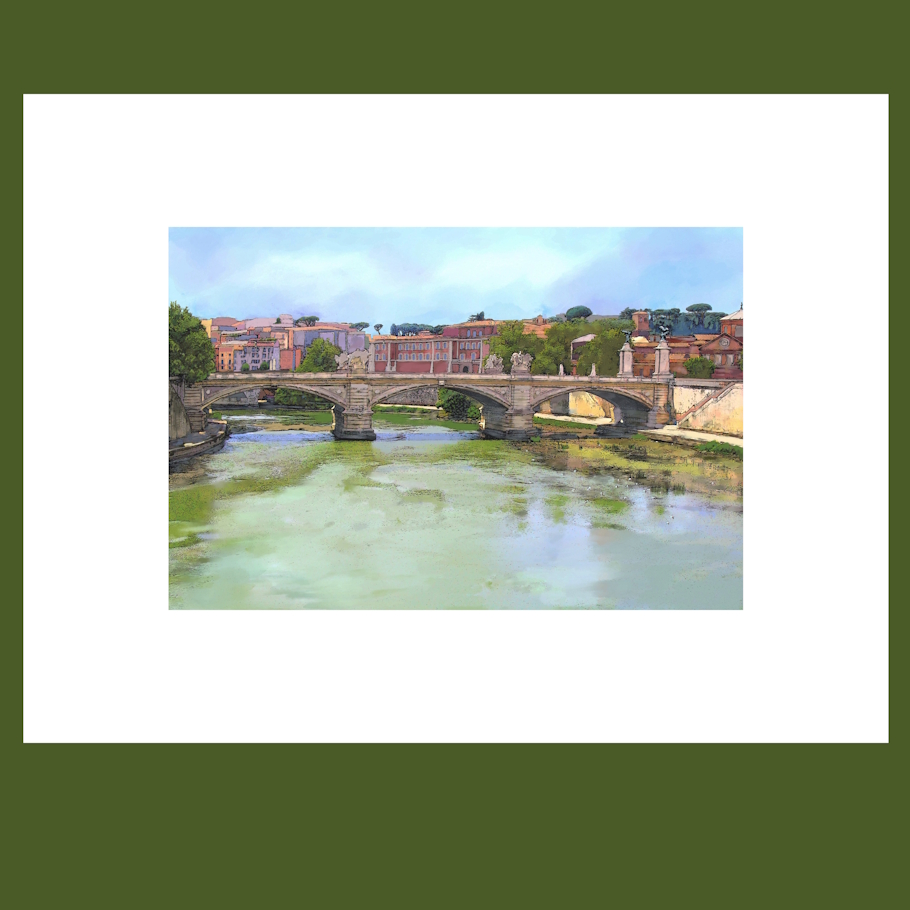 Across the Tiber print